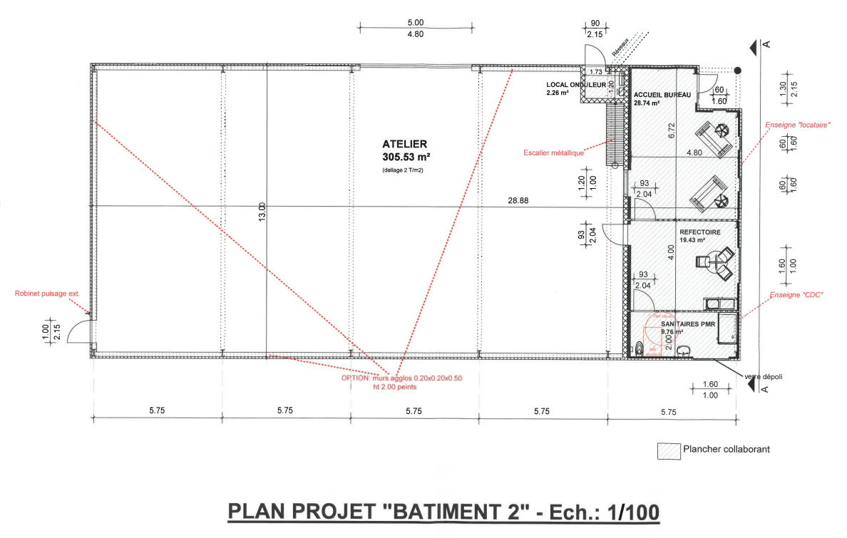 plan projet batiment 2